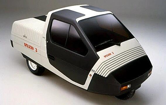 三蹦子也需要好好设计，该车基于80年代的三轮配置新一代城市移动多功能车的提案设计