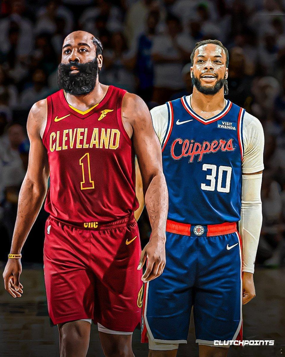 交易达成！快船将哈登送到骑士，得到加兰和一个次轮签！看看人家这速度，热火得赶快出