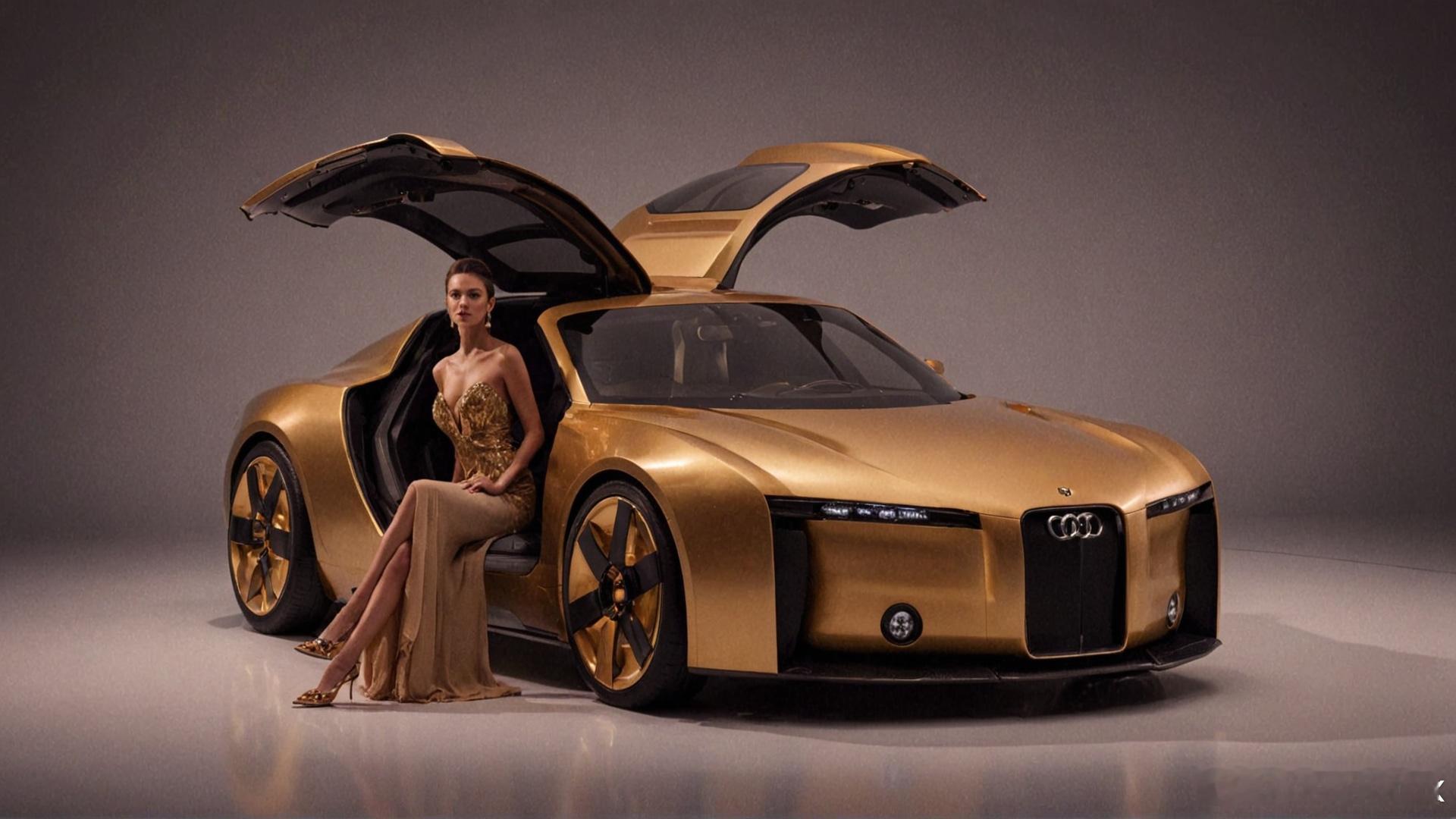 奥迪，你缺颗痣和一对飞到风口的翅膀🪽汽车设计 有理想的生活颜值高的车 奥迪前脸