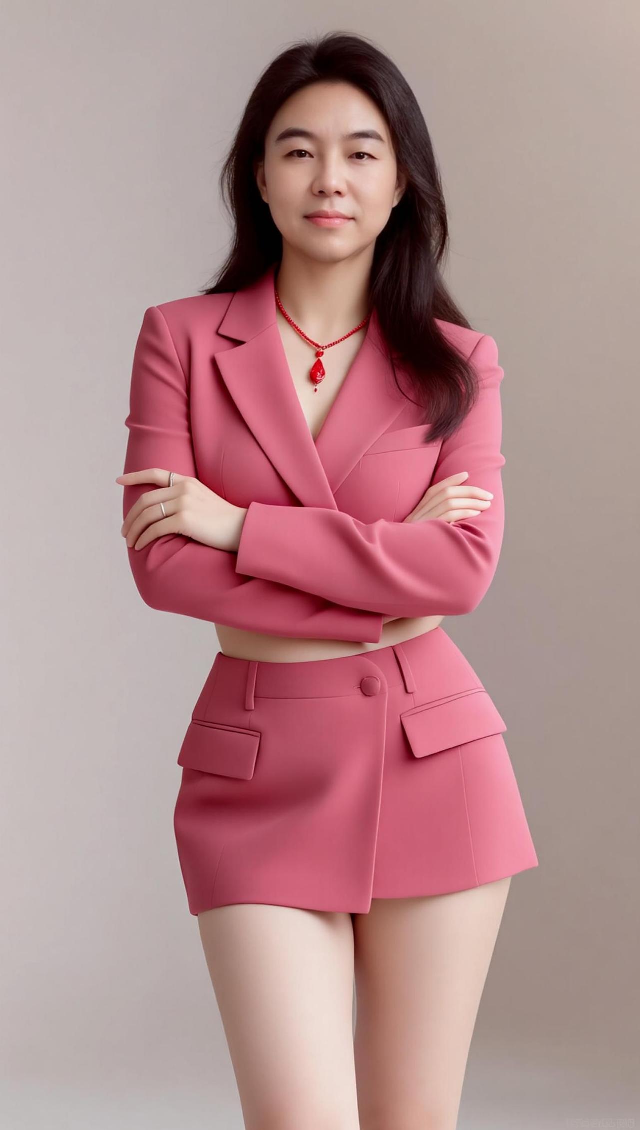 AI玫粉职场写真 抖音ai创作