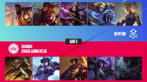 【OMG vs EDG 第五局】

MVP：Meiko（茂凯）

OMG痛失好局