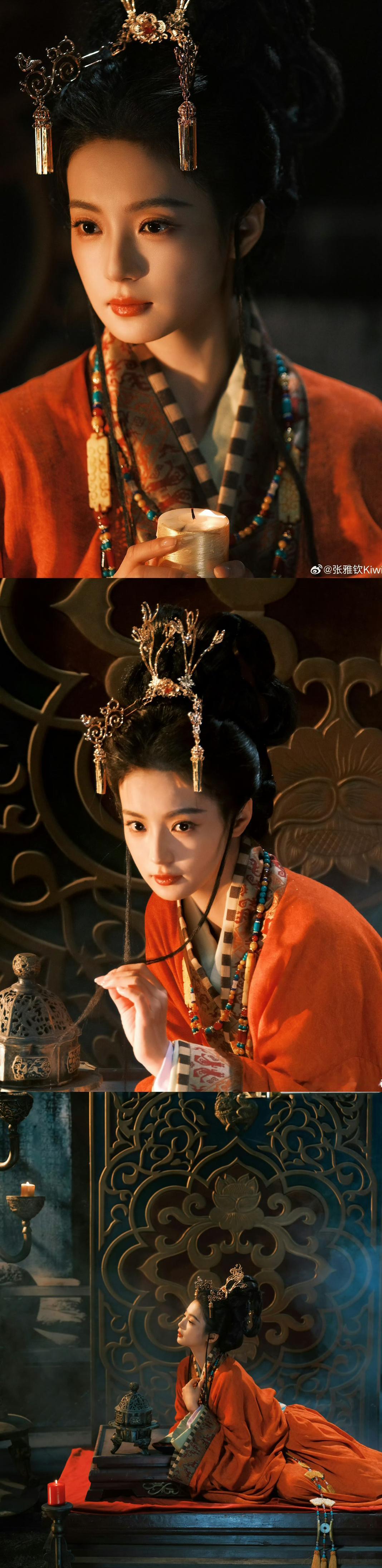 张雅钦、胡连馨、赵昭仪、曾可妮、李嘉鑫，今日同场活动古风大片！！ 