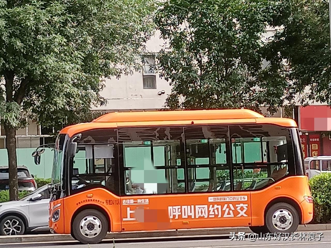 最近几天总是看见网约公交到处溜达…