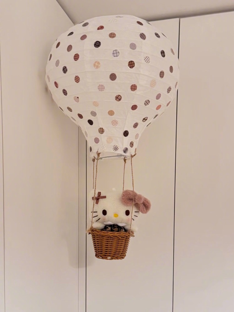 最近很火的HelloKitty热气球咱也是坐上了花20r买了个热气球材料包+ki