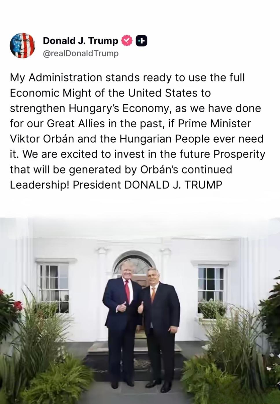 不得不说，欧尔班堪称欧洲政坛的天选幸运儿。

匈牙利大选关键节点，特朗普直接派出