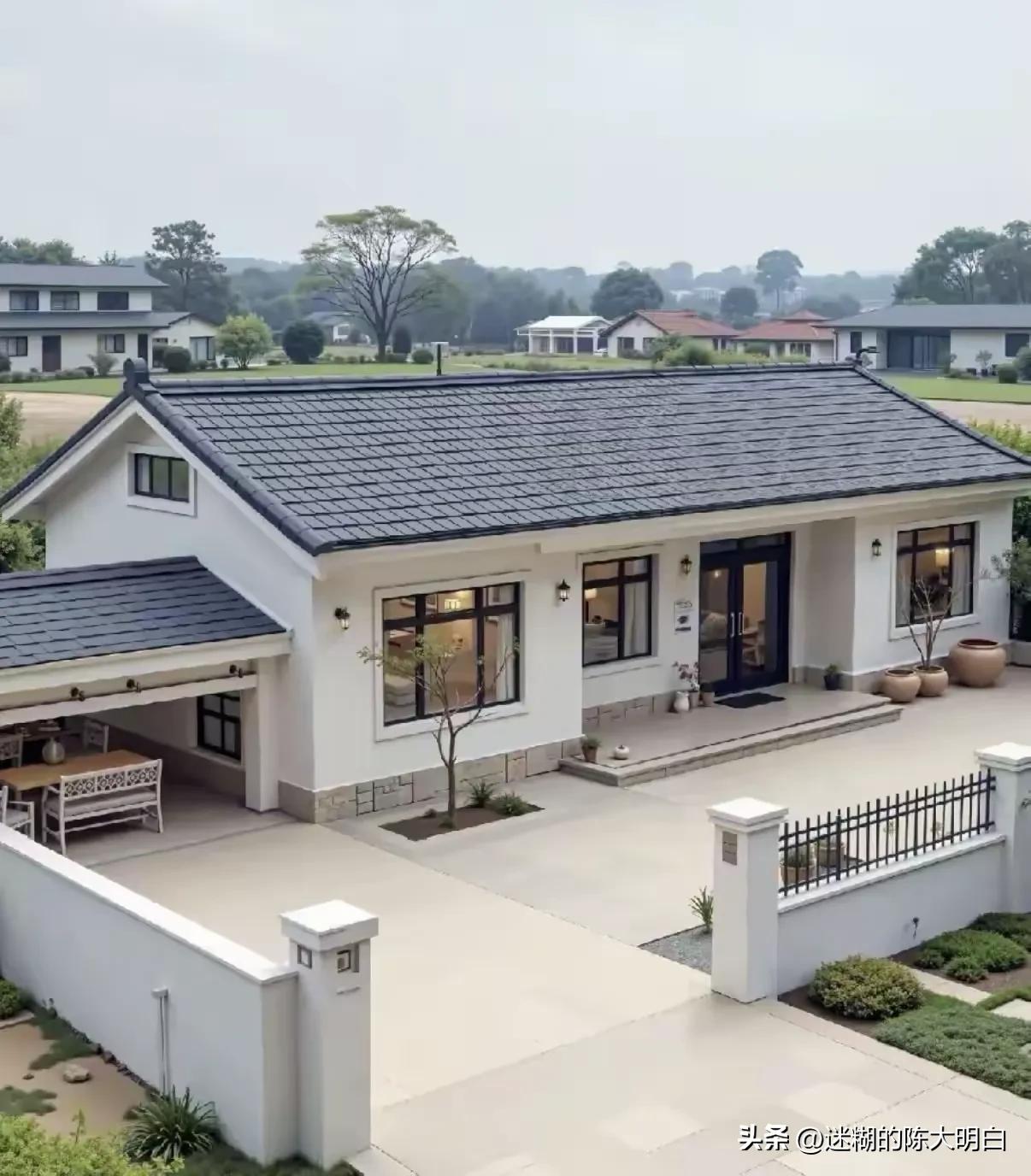 在农村里建这样的一套房子，你估计要花多少钱？不考虑买地的成本。