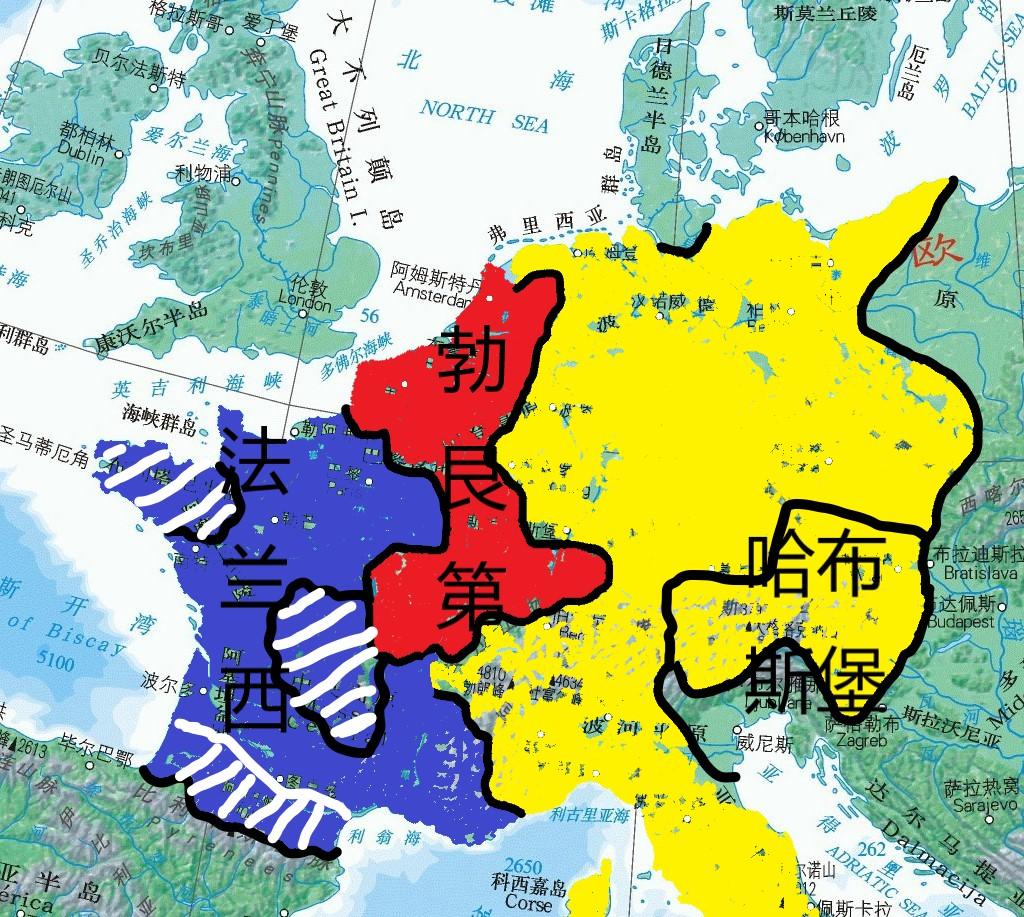 15世纪中期的勃艮第公国无疑是欧洲西部最富裕的地区，横跨法国东部到低地国家，实力