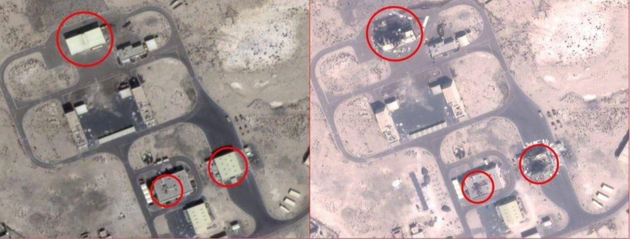 卫星图像显示，位于阿联酋的美国基地阿尔萨德尔基地和阿尔鲁瓦伊斯基地的萨德防空系统