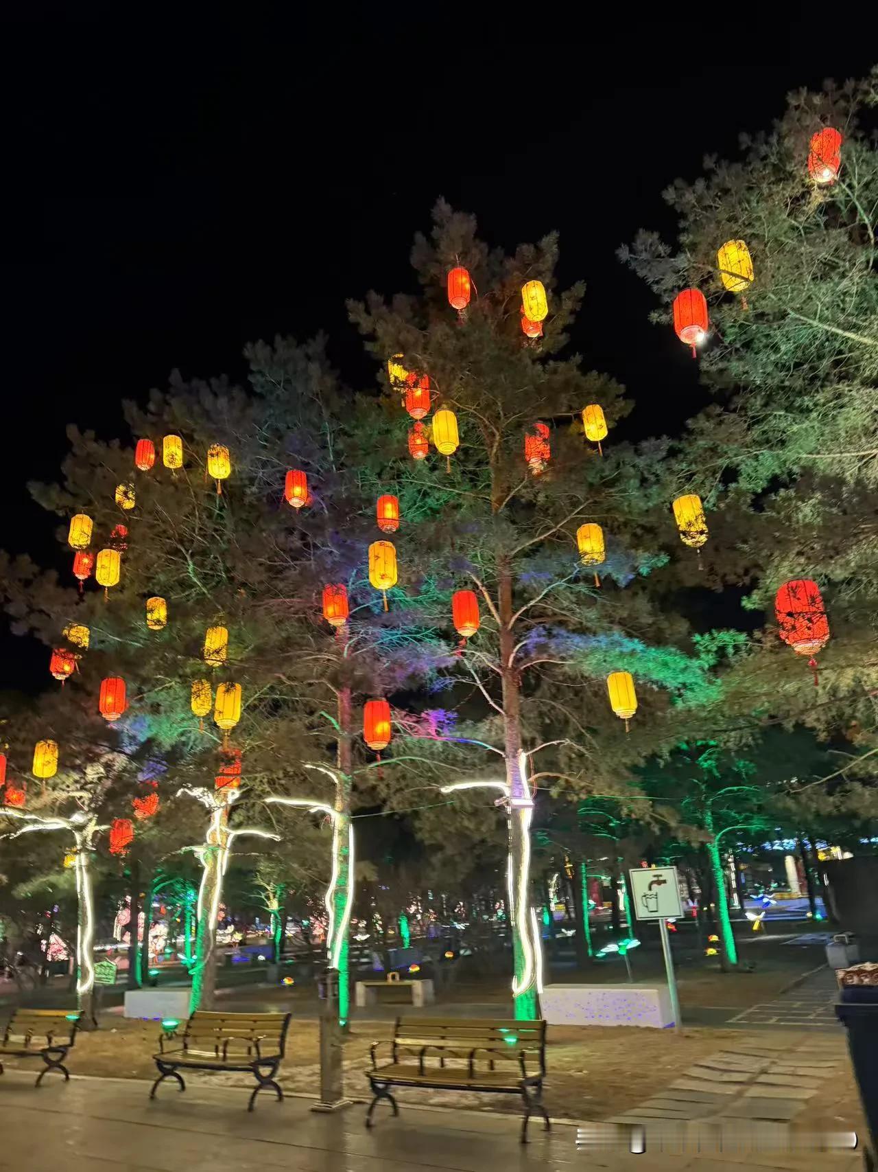 一个城市的繁华看夜景
夜景又能折射出这个城市的气息，繁华路段的路灯像明珠一般，美