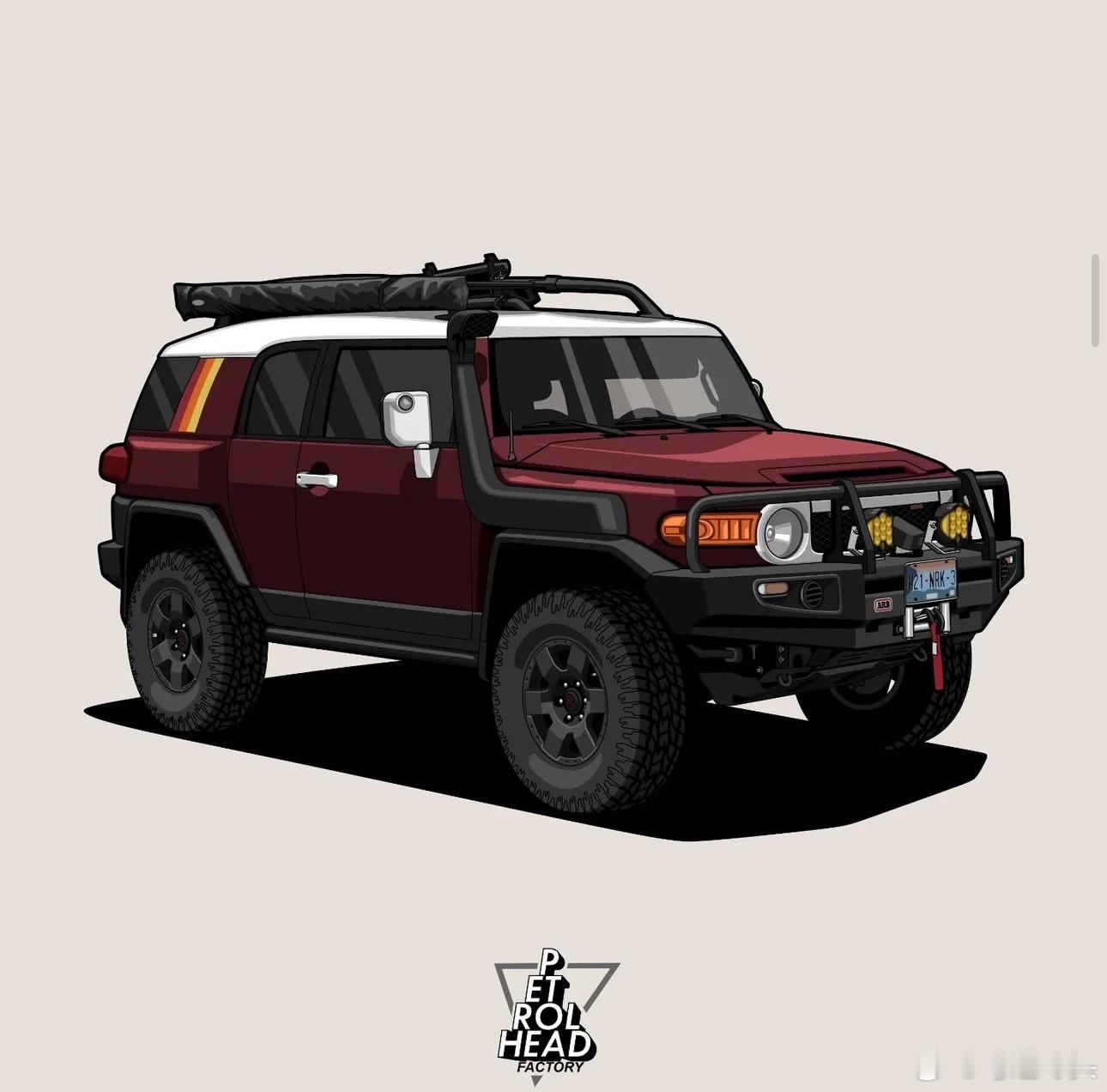 FJ酷路泽 Fj Cruiser face is always nostalgi