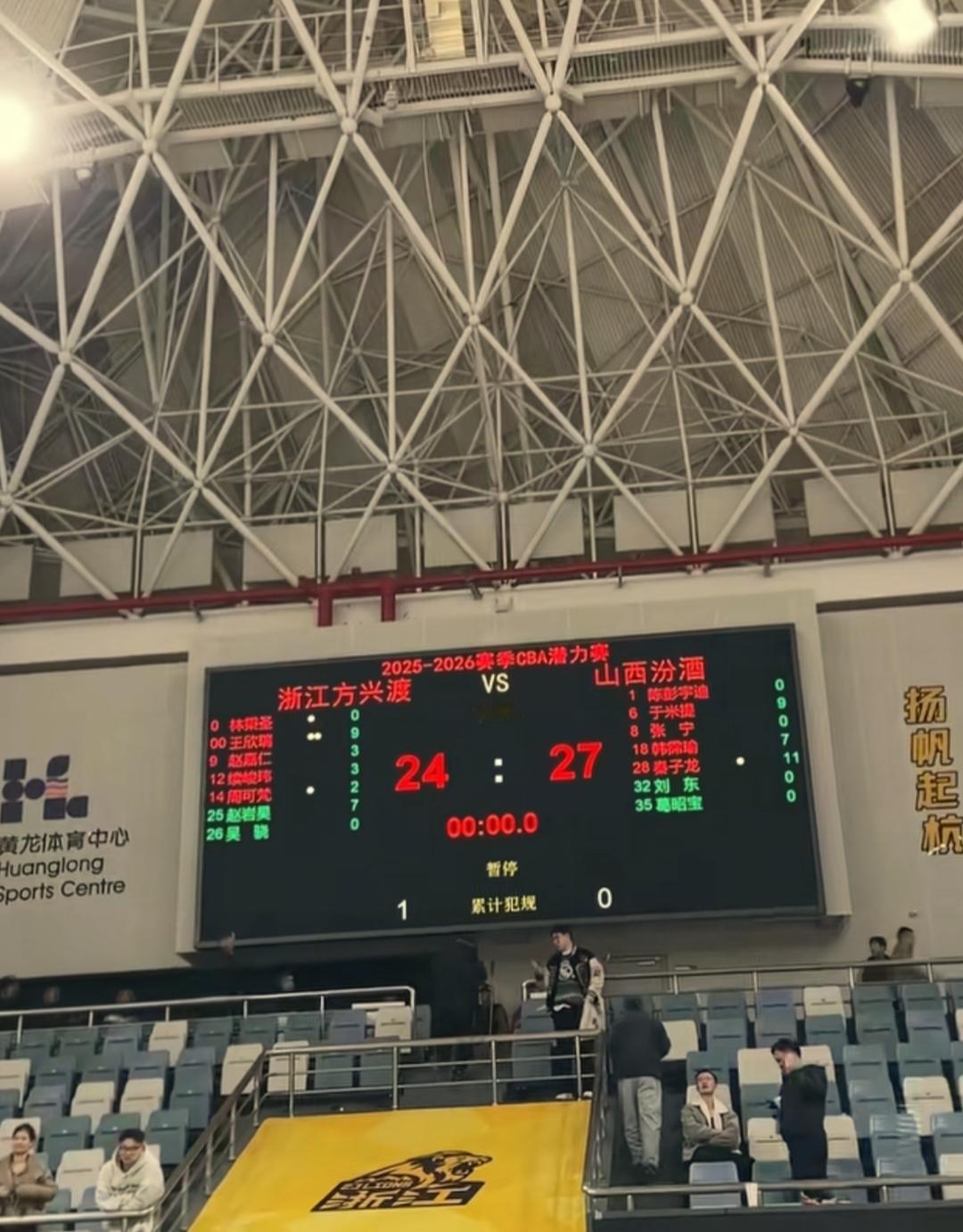 恭喜浙江广厦88:74战胜山西男篮拿下2026赛季CBA联赛揭幕战的胜利，不过在