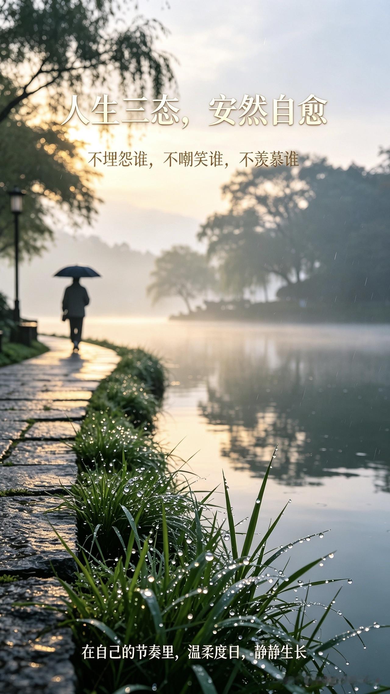 🍃💕人🍀生🌿感🌱悟💫꧂
人生的三种状态：
             