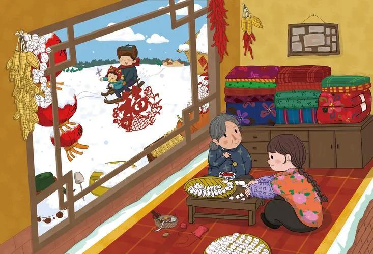感觉还是农村过年氛围更足，杀猪、宰鸡、包饺子、贴春联、备年货，同村的都会过来拜个