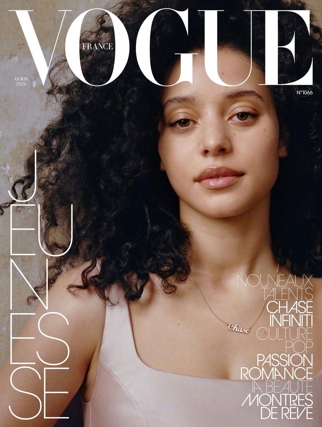 Vogue France April 2026  法国版四月刊封面，好莱坞新晋面