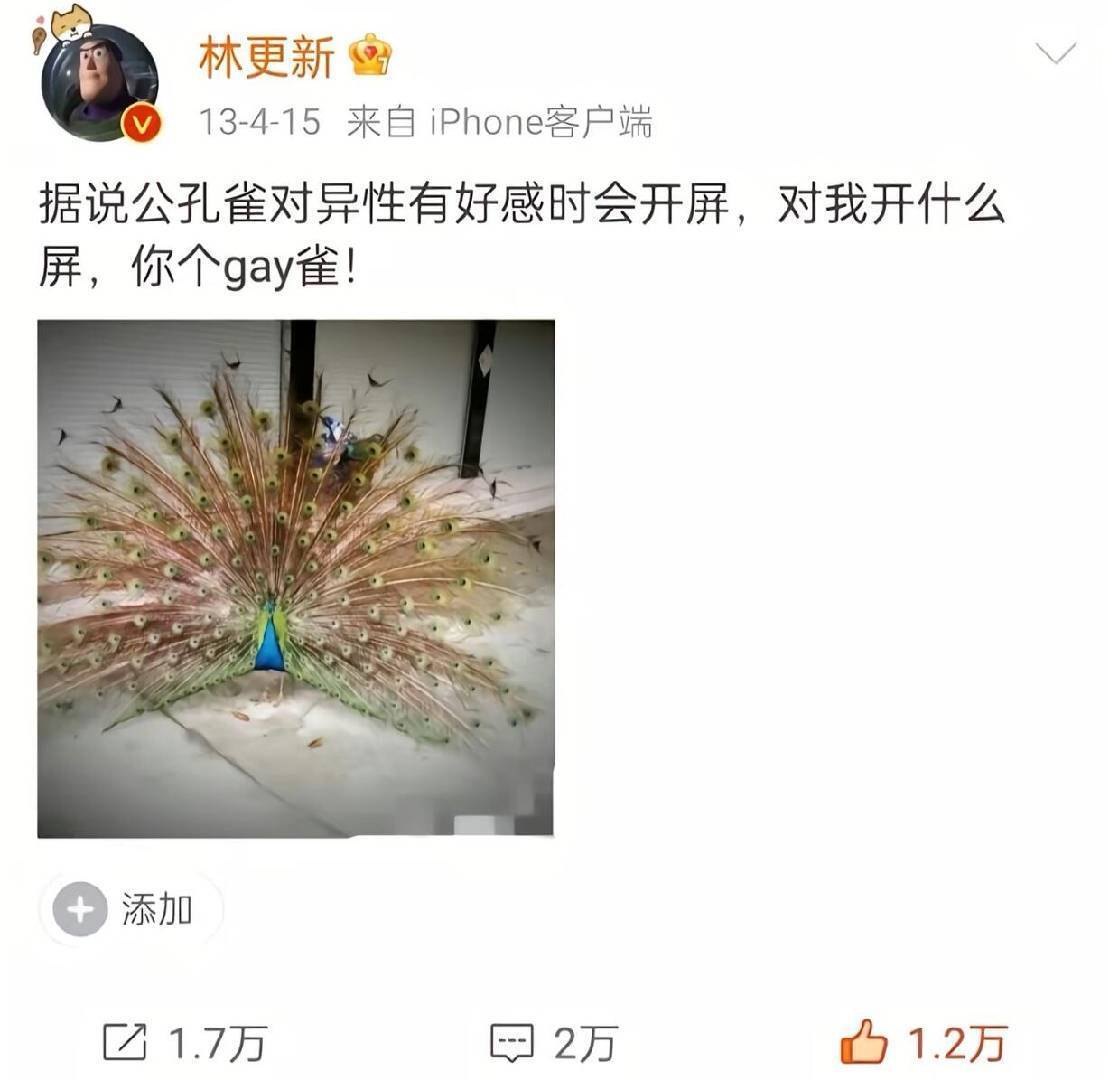 林更新评论区果然是他的快乐老家，偶像包袱碎一地才最对味。 