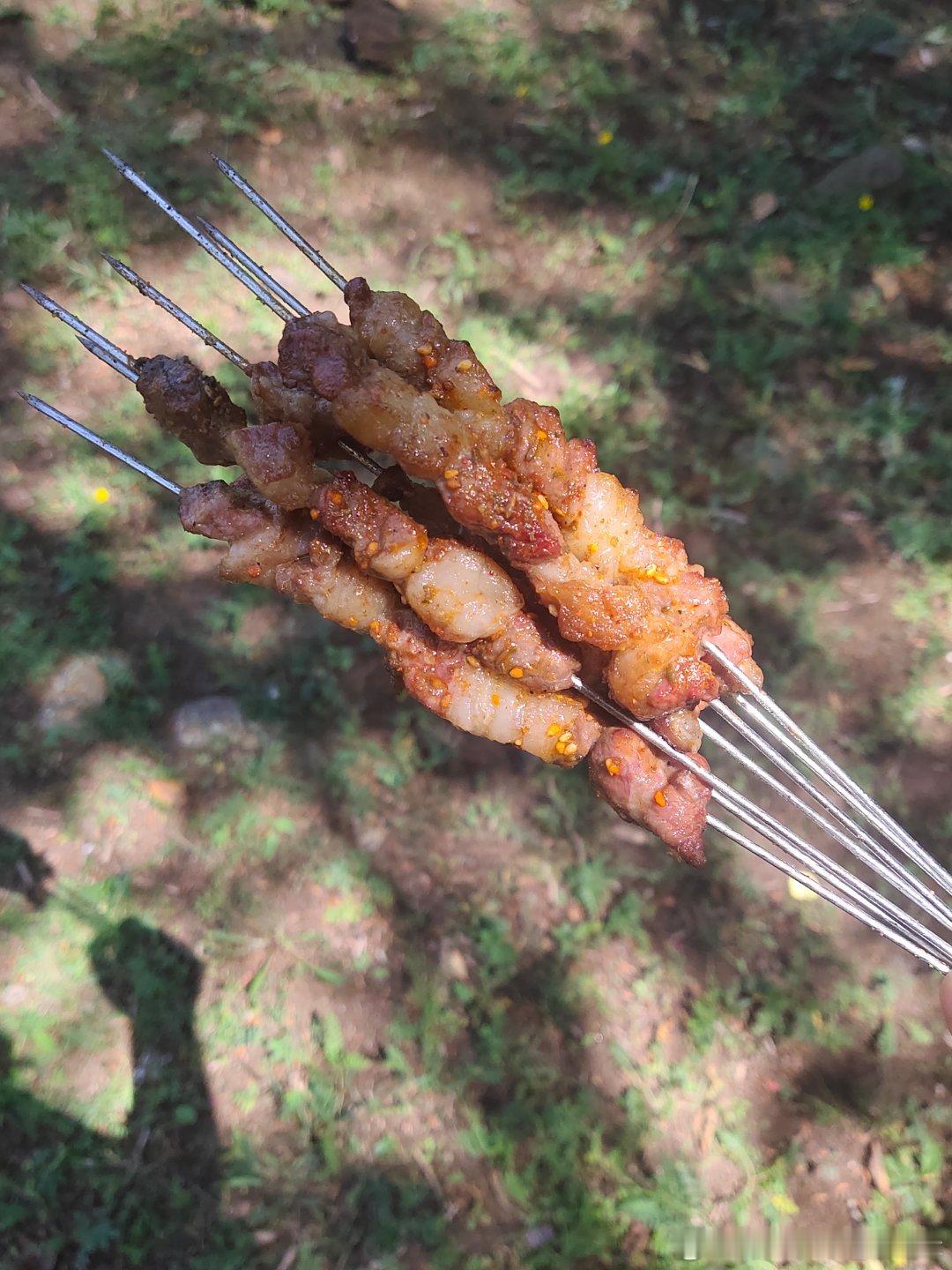 家人们烤成这样吃可以吗穿羊肉串信息差