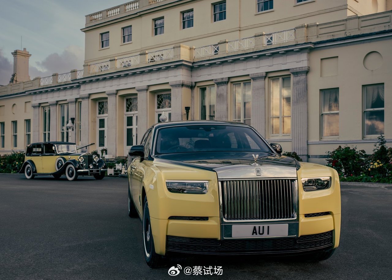 劳斯莱斯幻影“金手指”发布：纪念007电影金手指及幻影参演60周年，仅此一辆。（