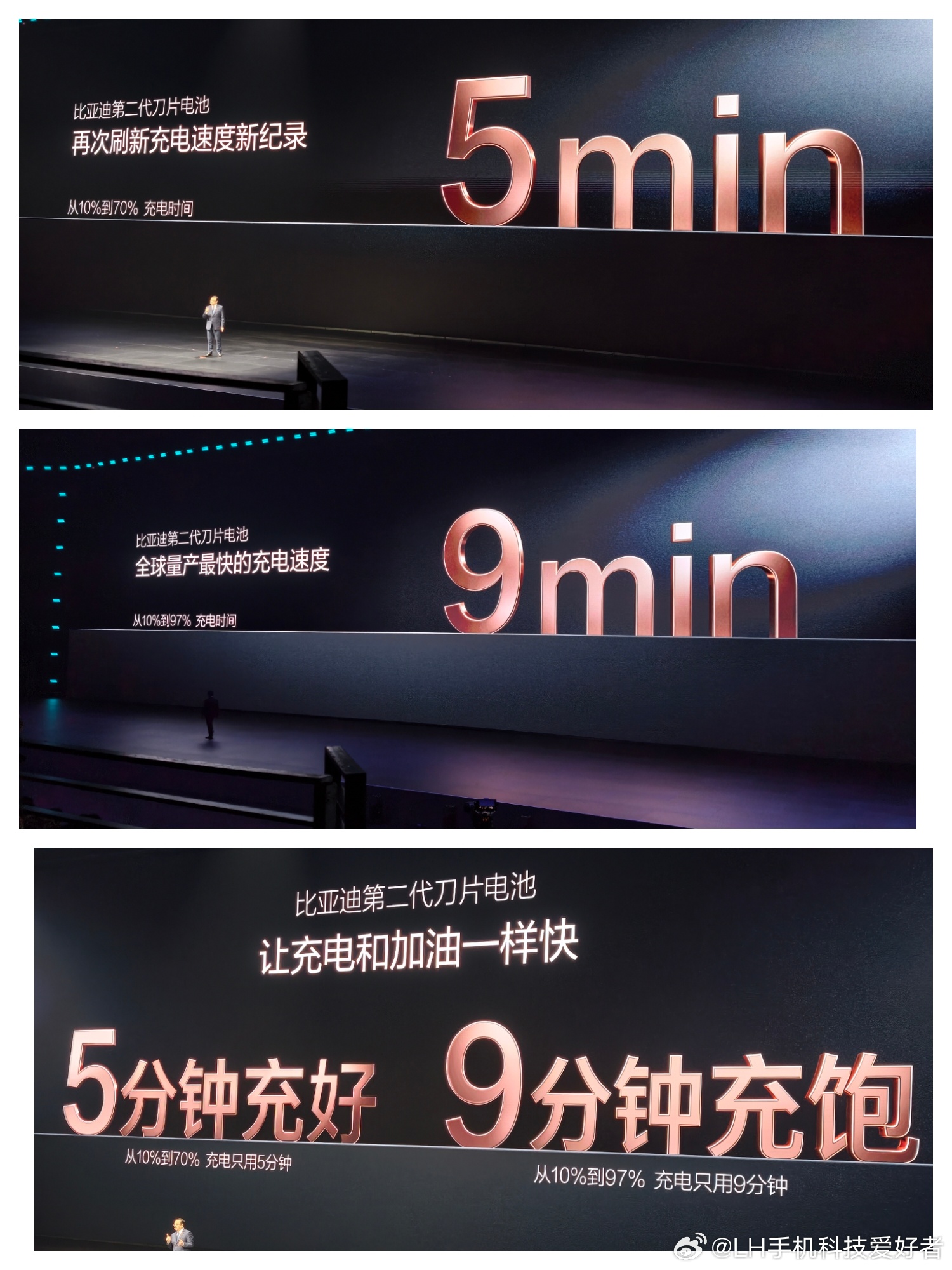 现场看比亚迪发布会真的太震撼了，给大家总结一下第二代刀片电池和闪充的一些汇总。简