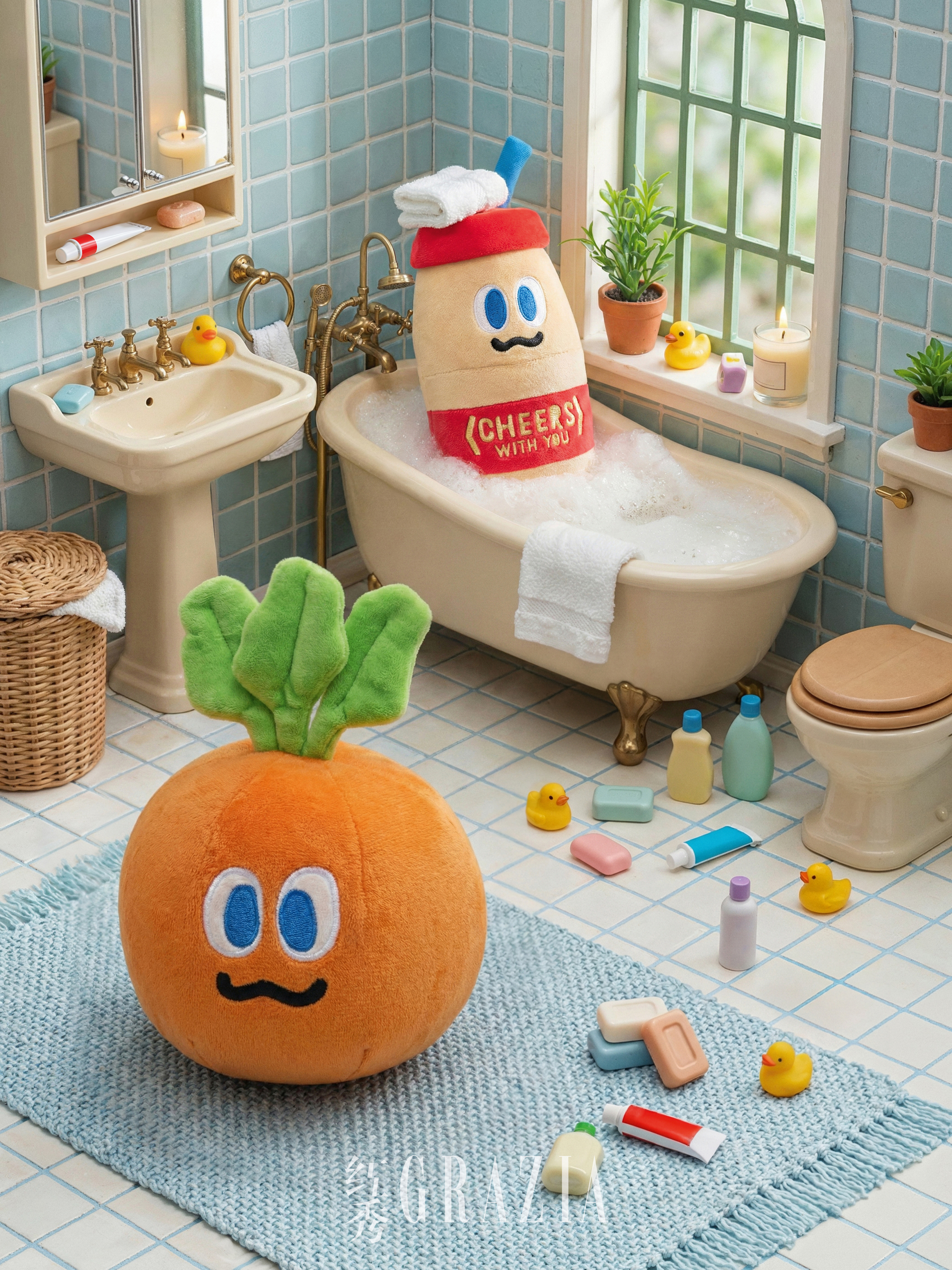 红秀卜卜首封毛绒顶流卜卜登红秀首封，软萌胡萝卜承包治愈时刻，20p+大篇幅专题超