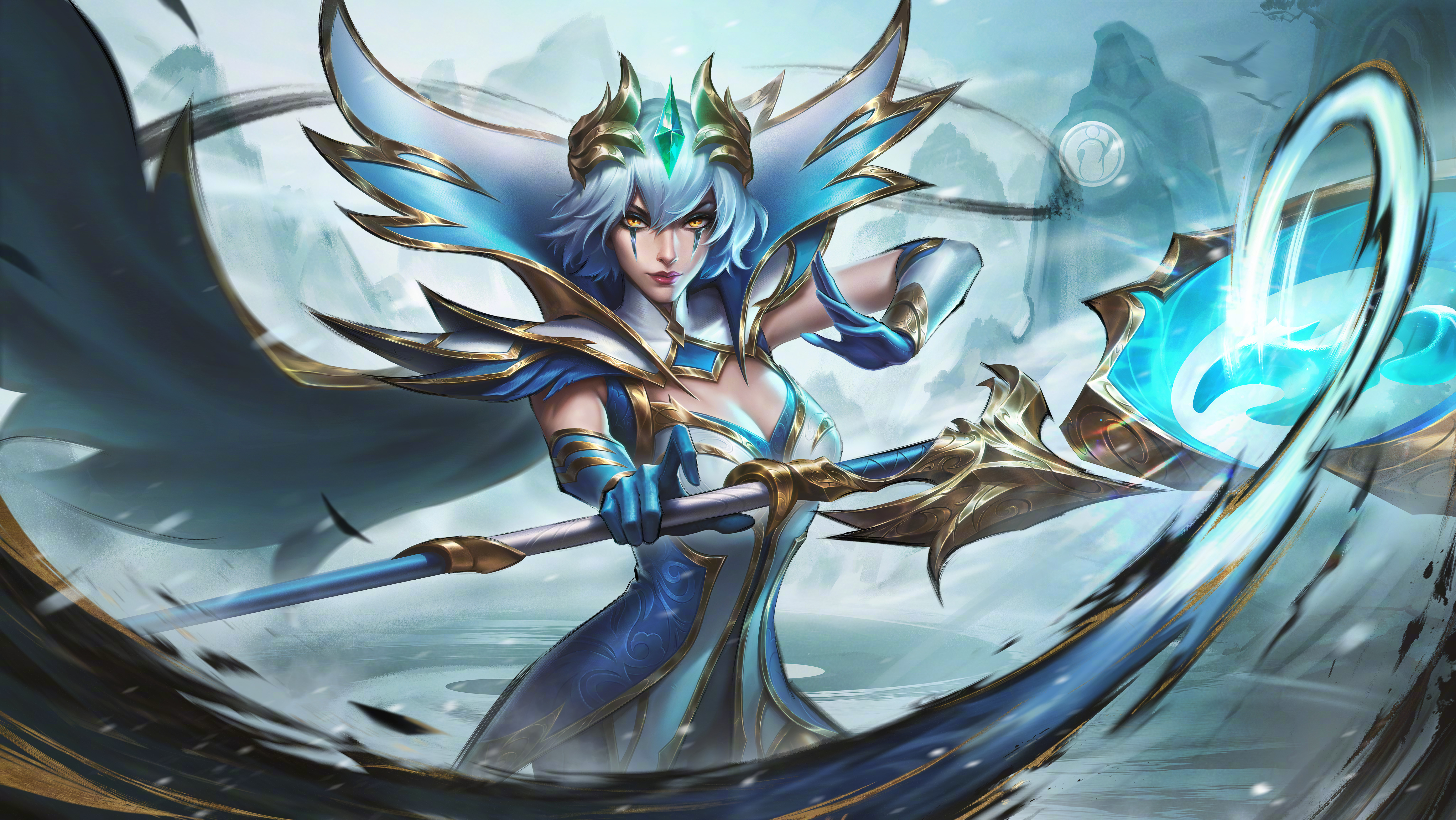 LOL新的臻彩皮肤原画：IG战队皮肤英雄联盟LPL冠军臻彩 ​​​