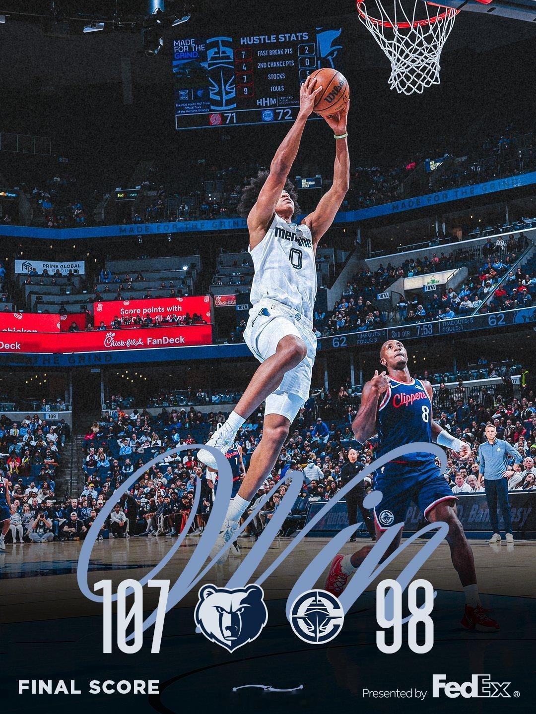 灰熊vs快船 考沃德最近几乎投不进三分，但打出了一场对他自己来说非常典型的好比赛