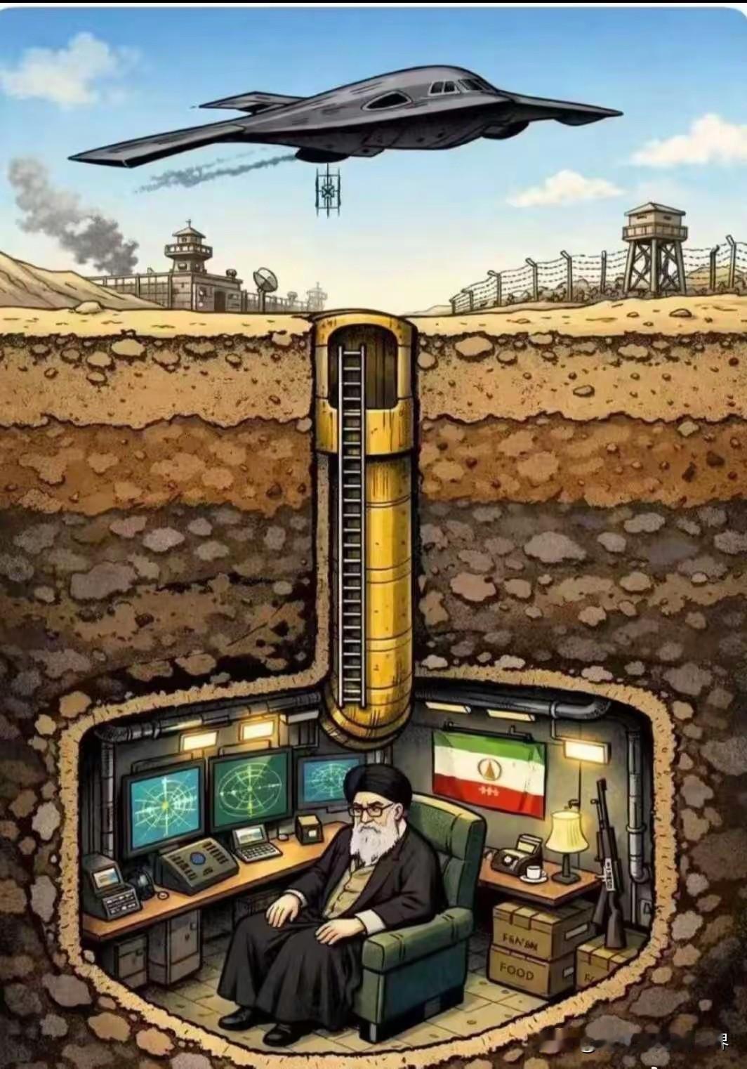 若世界大战尤其是核大战爆发，即便藏身于最坚固的地堡，也难言万全。这世上从无绝对安