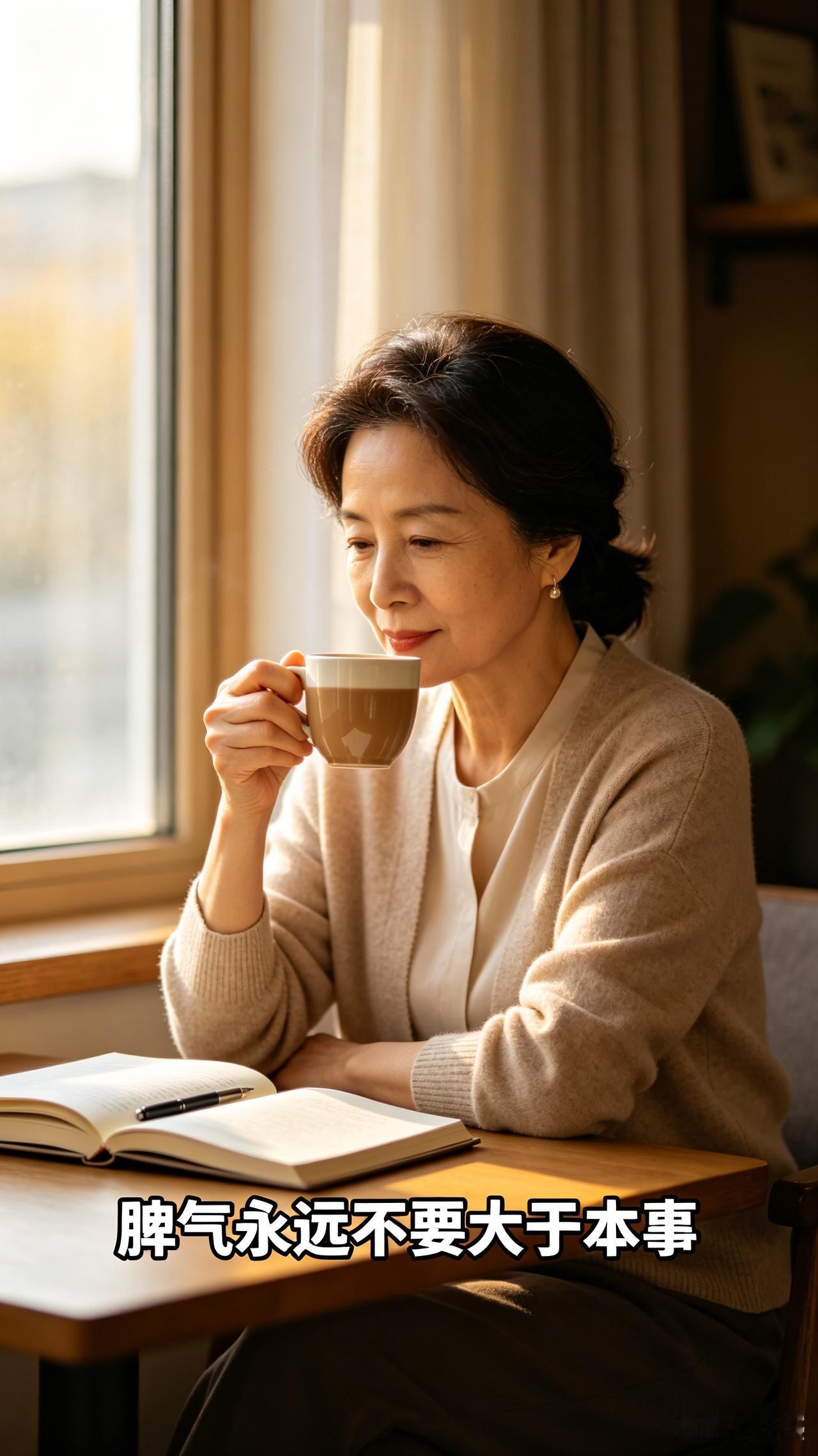 脾气永远不要大于本事

成年人最高级的自律，是管住自己的脾气。人这一生所有的不顺
