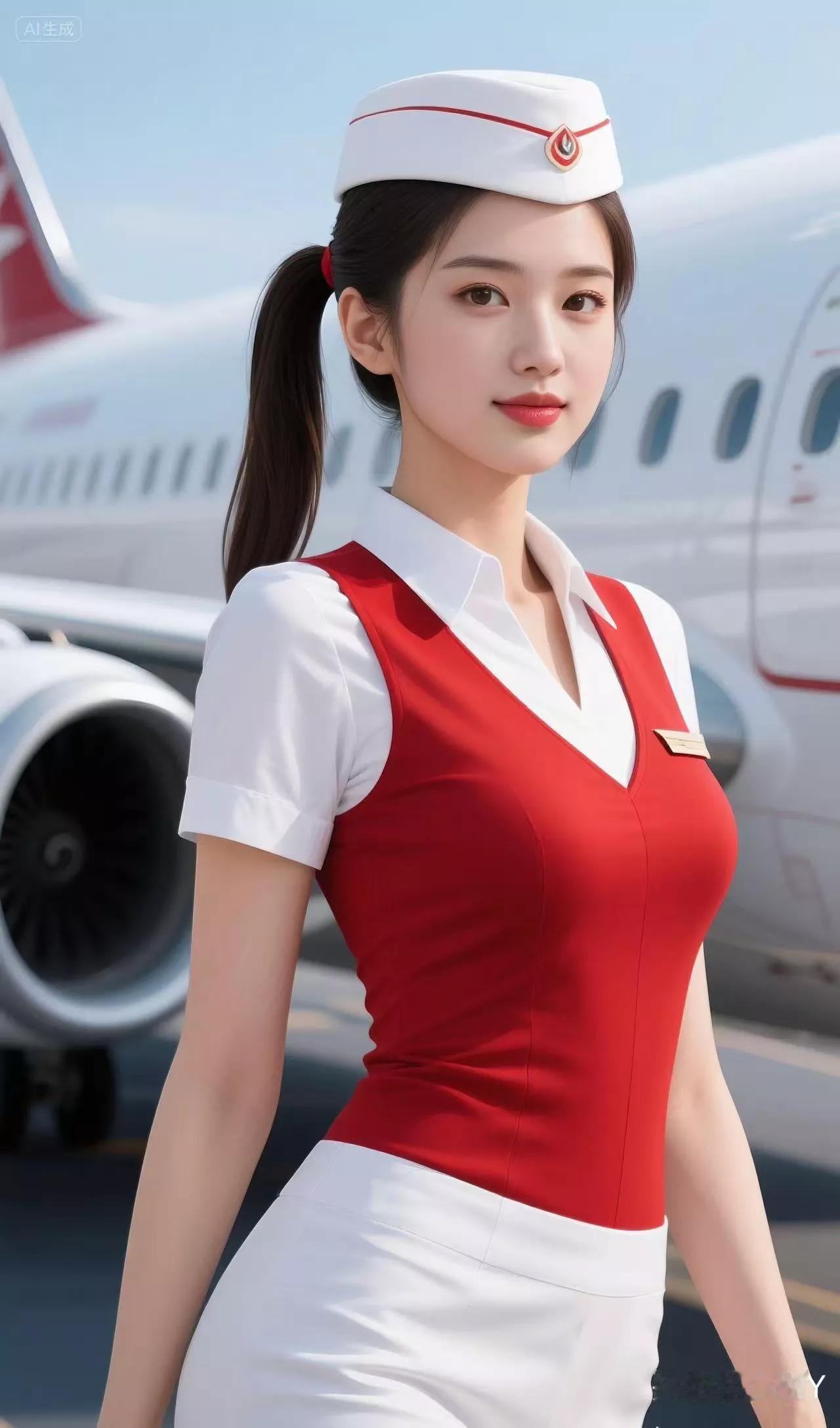 美丽有好看的空姐穿搭（14）空姐穿搭 气质空姐 温婉空姐印象 空姐职业制服 精致