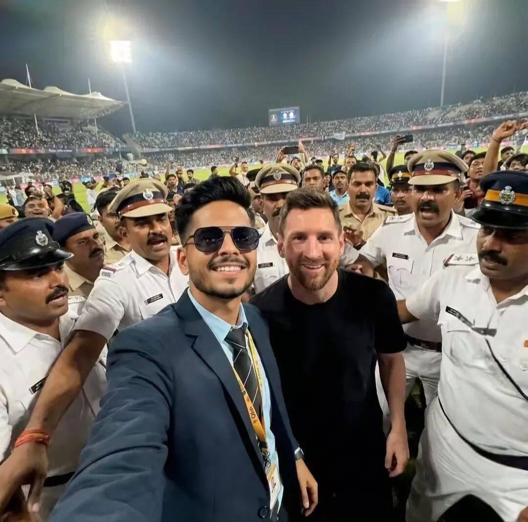 【梅西堪比印钞机，在印度也很受欢迎】主办方不大地道，梅西拿了多少钱，这样的商业信