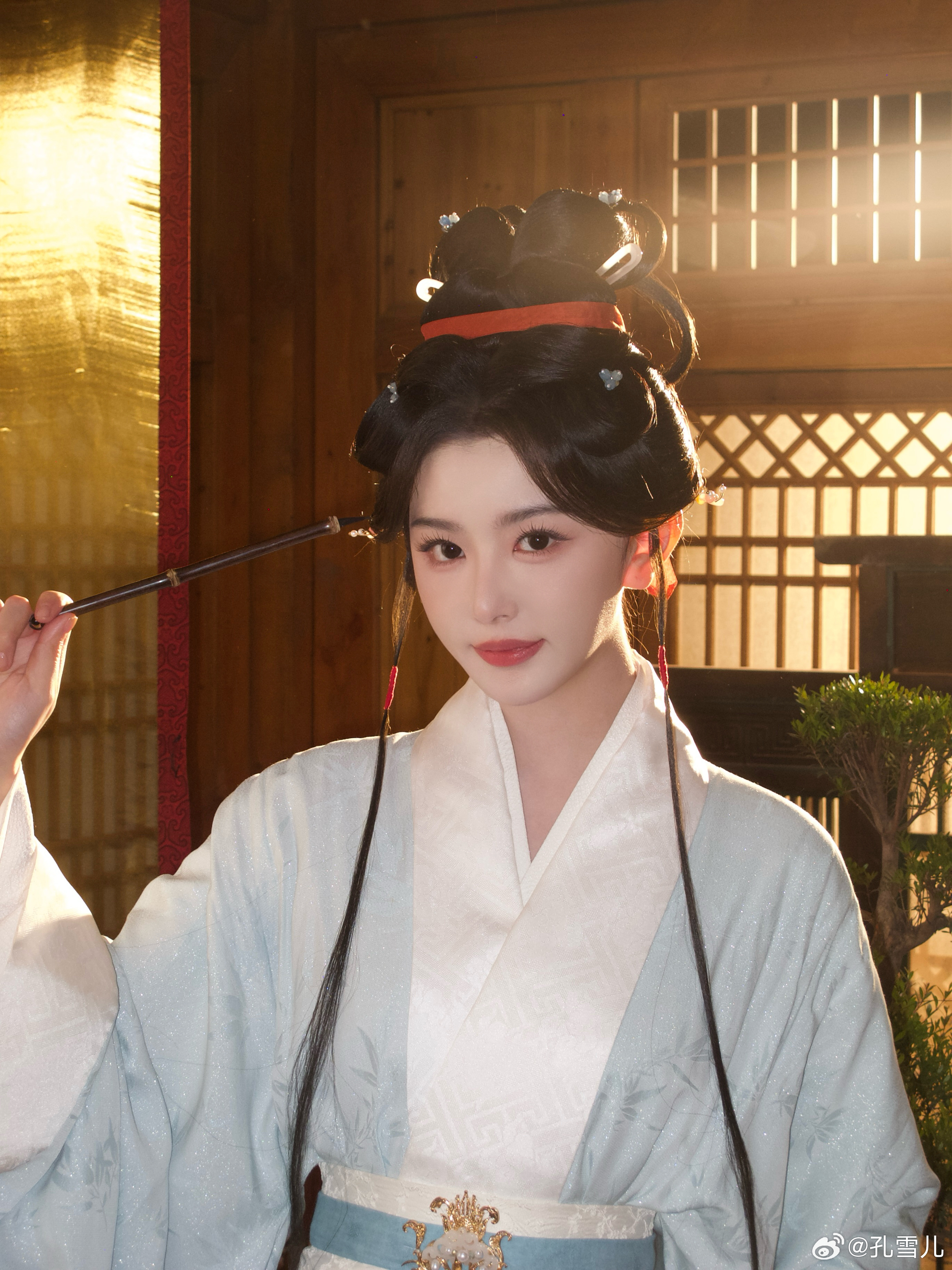 ❄️儿自己wb发过的造型小合集～～～孔雪儿 《昭阳公主》网剧昭阳公主杀青网剧昭阳