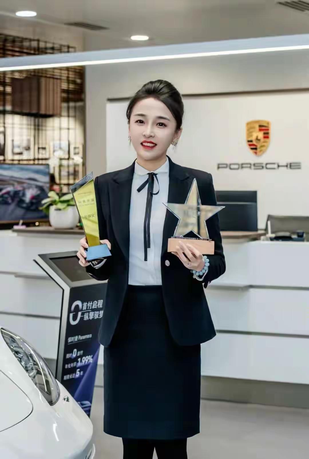 青岛这位保时捷女销售牟倩文太牛了！2025年12月31日她晒出成绩单，新车订单1