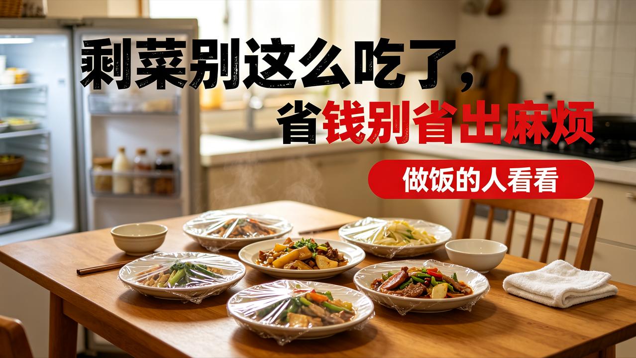 剩菜剩饭别再乱吃了！这 4 个错很多人天天犯，看似省钱实则伤身体
咱们过日子，谁