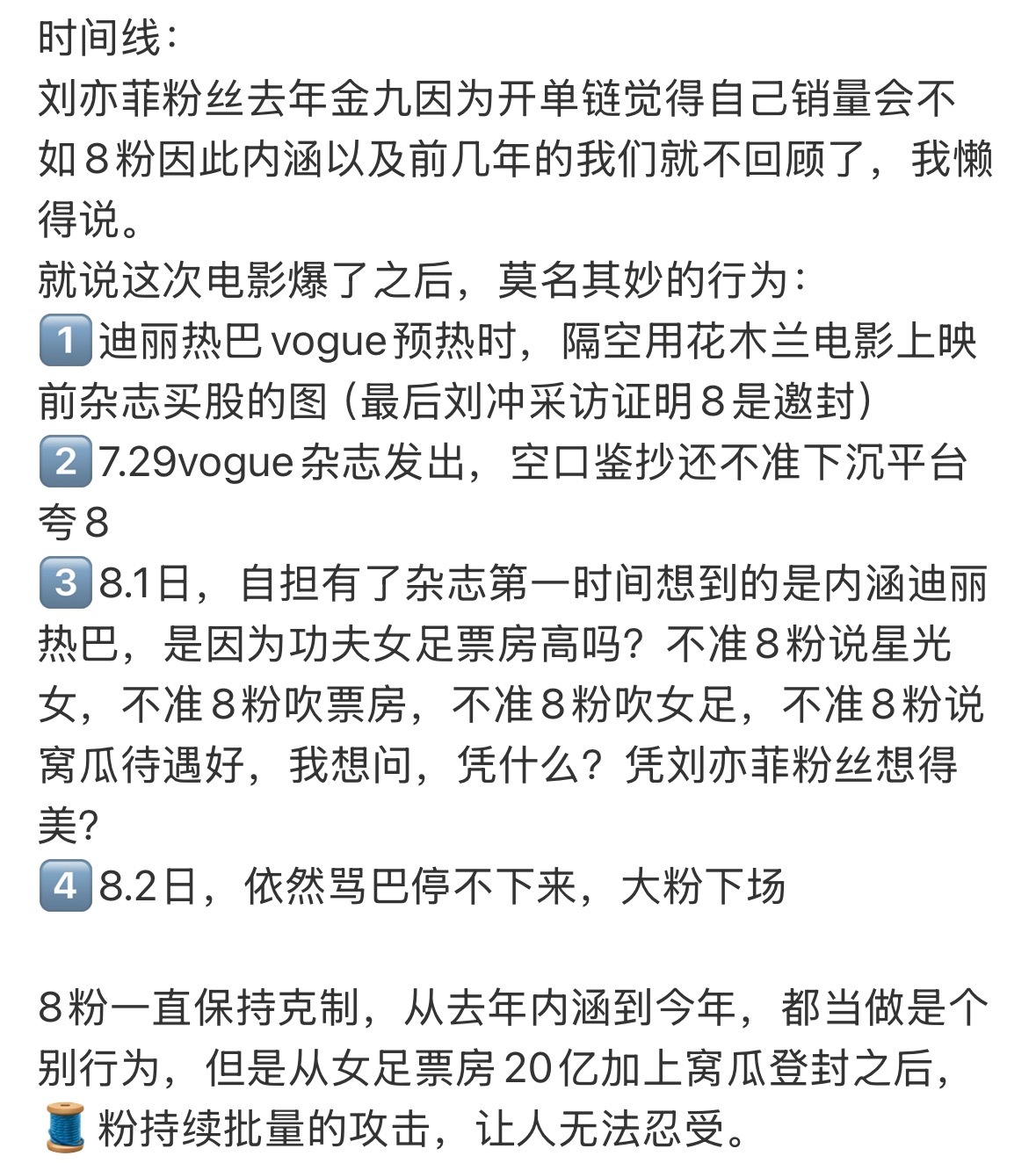 迪丽热巴粉丝整理的时间线 