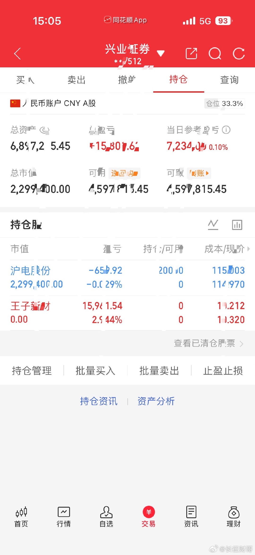 10月121号、个人实盘记录出了：王子新材新进：沪电股份，静等花开！个人观点，股