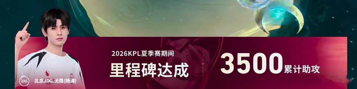 无畏达成3500助攻鏖战途中刷新个人里程碑，3500次助攻圆满达成，每一次联动支