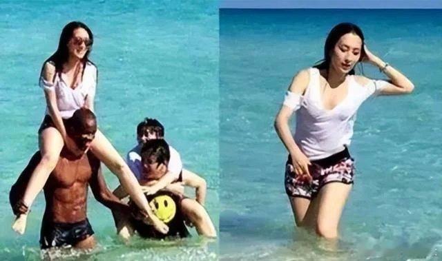 这个骑在黑人肩膀上的是马苏？原来她还有这段故事。 