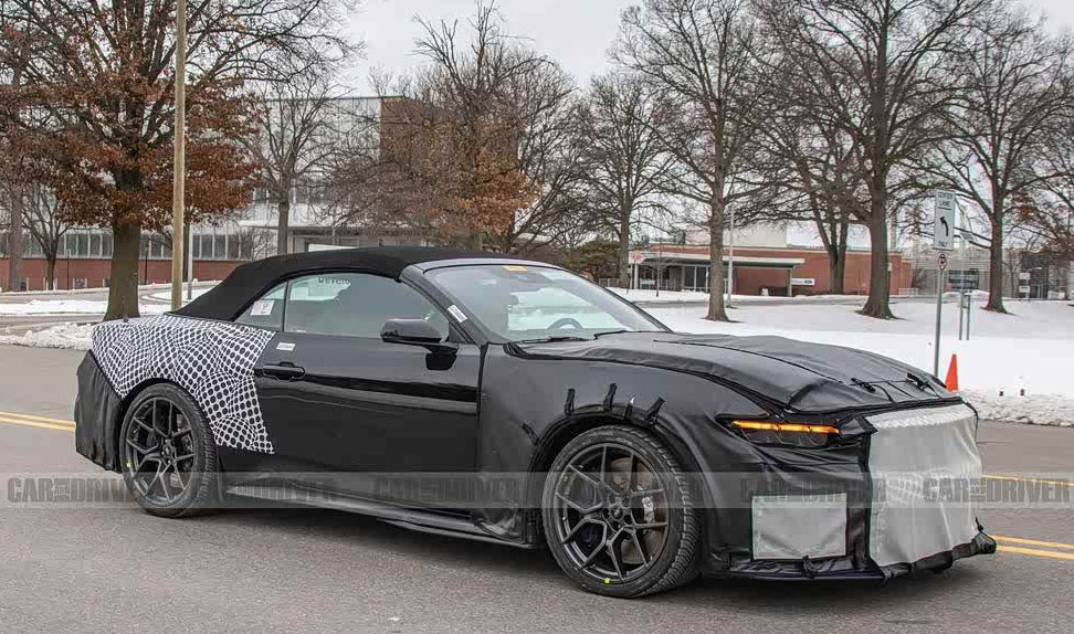 车市热门 近日，外媒发布了一组全新福特Mustang Shelby GT500敞