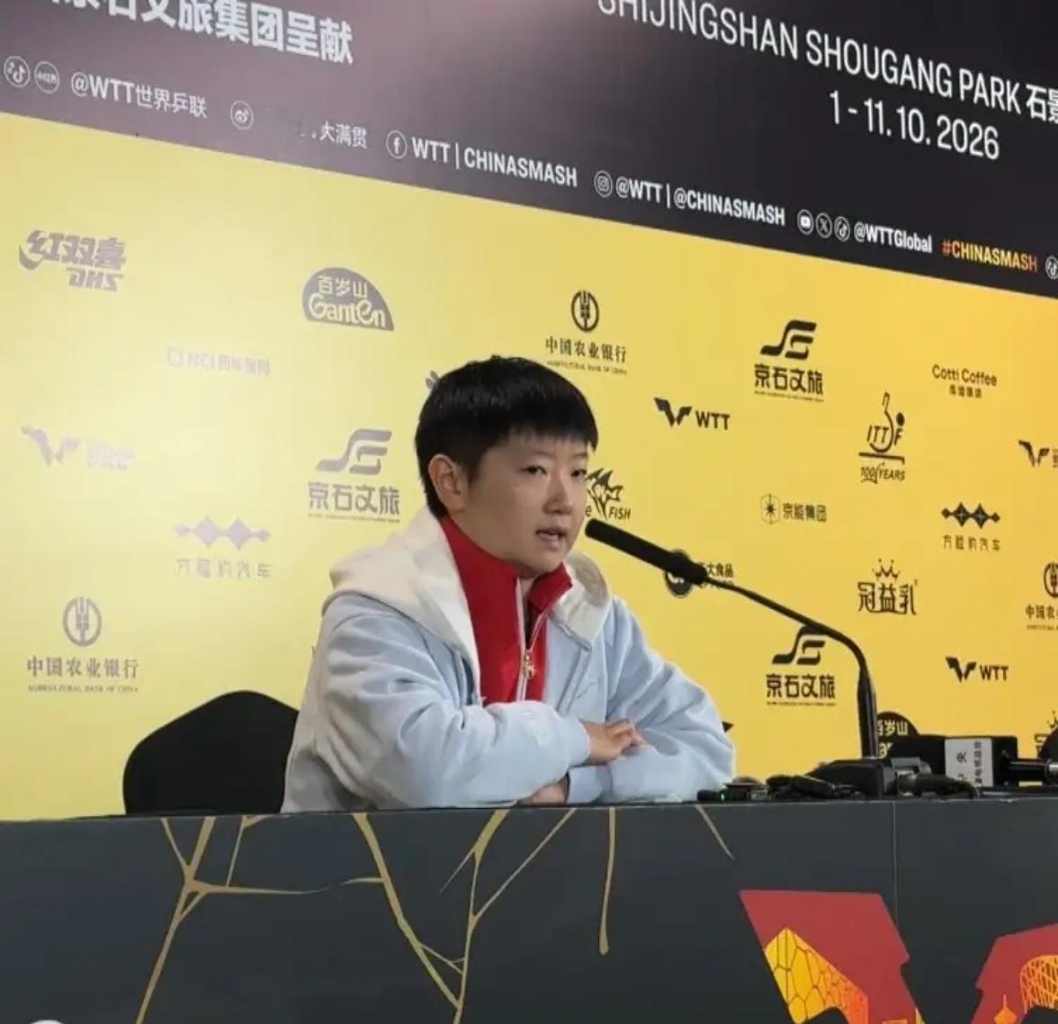 孙颖莎赛后表示：对手的发挥非常出色，整体准备充分，打得也非常好。输赢对运动员来说