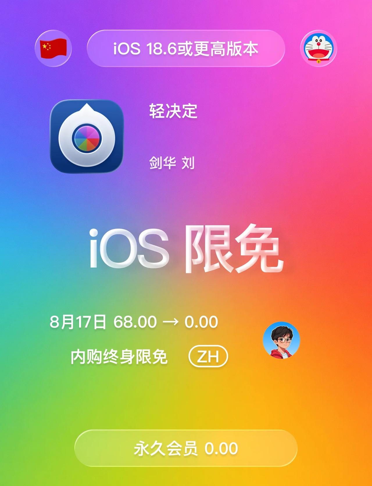 iOS 限免 - 随机决定工具
🔍 轻决定（iPhone、iPad）
	
⚠️