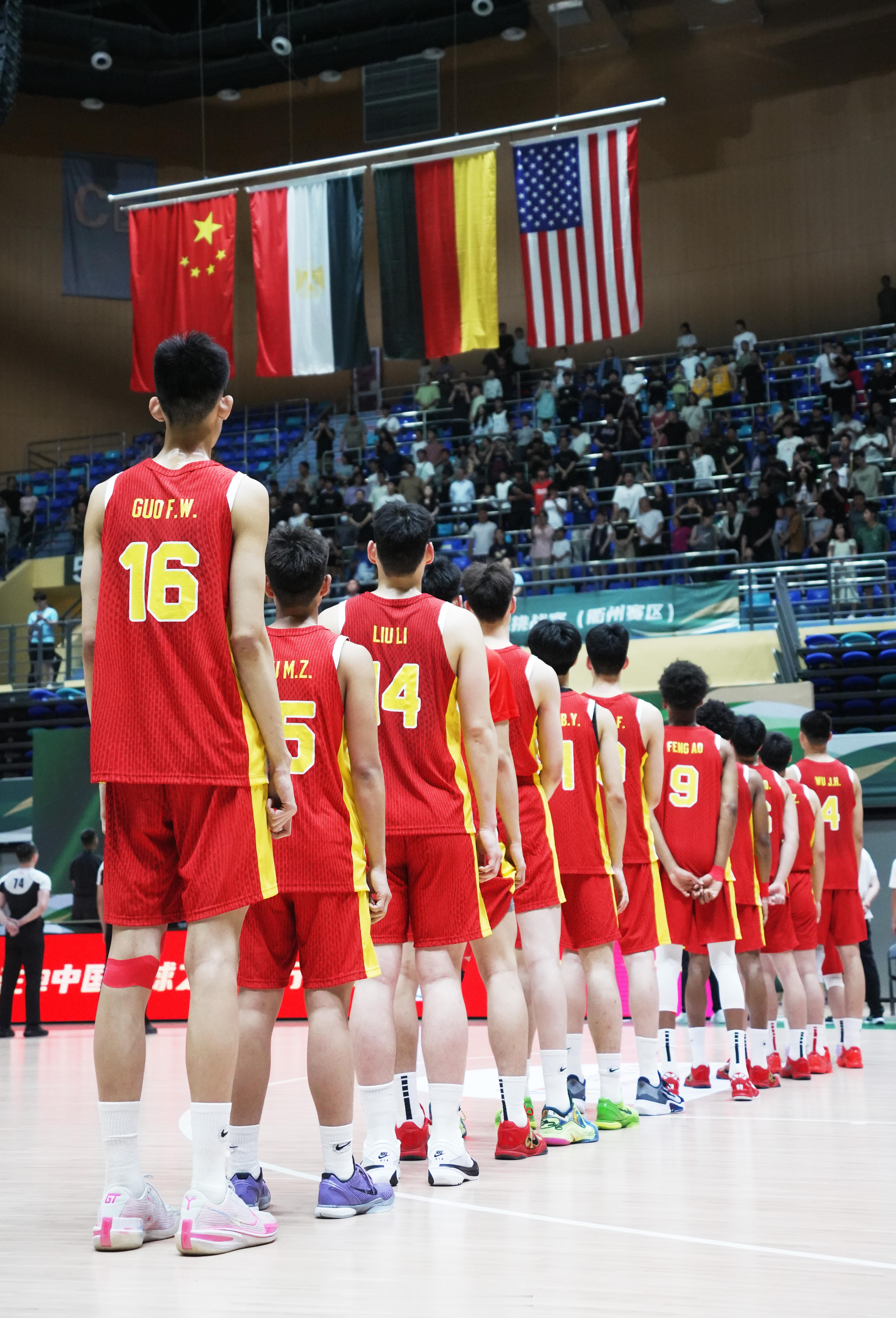 中国u19男篮 第二阶段的6场热身赛全部结束，两负埃及国家青年队，两胜来自德国和