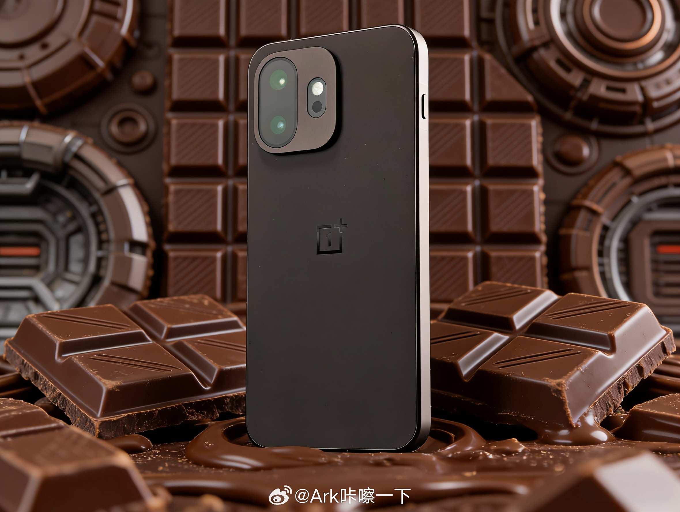 一加15T的深棕色我终于可以用了，去年13T的粉色只能给我媳妇儿用哈哈，该说不说