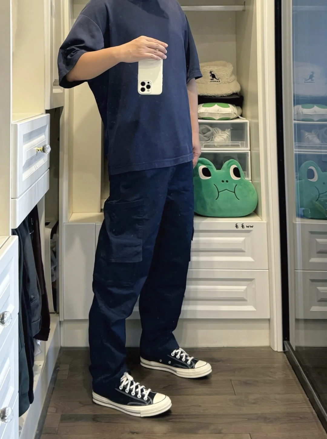 工装长裤｜帆布鞋穿搭