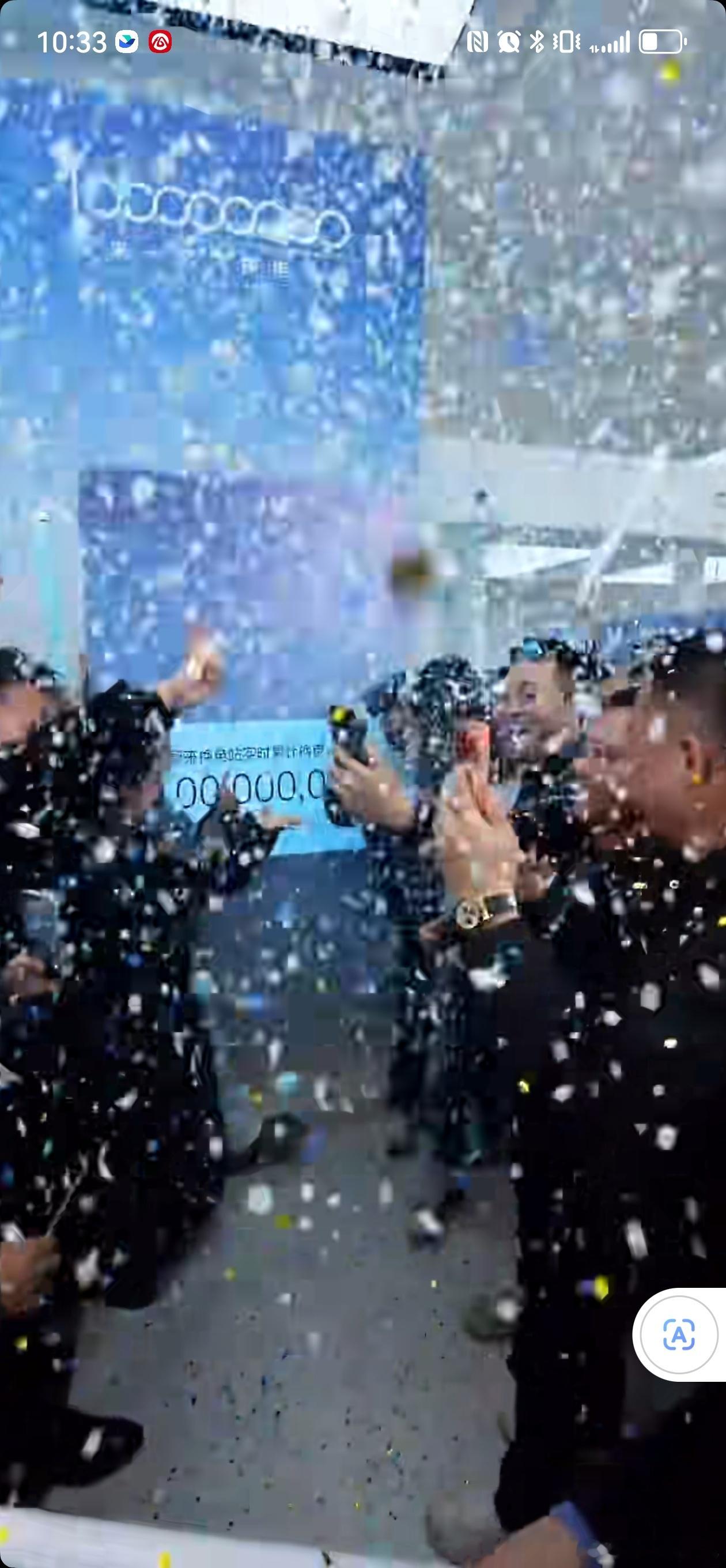 蔚来换电第一亿次达成蔚来汽车大局观观车