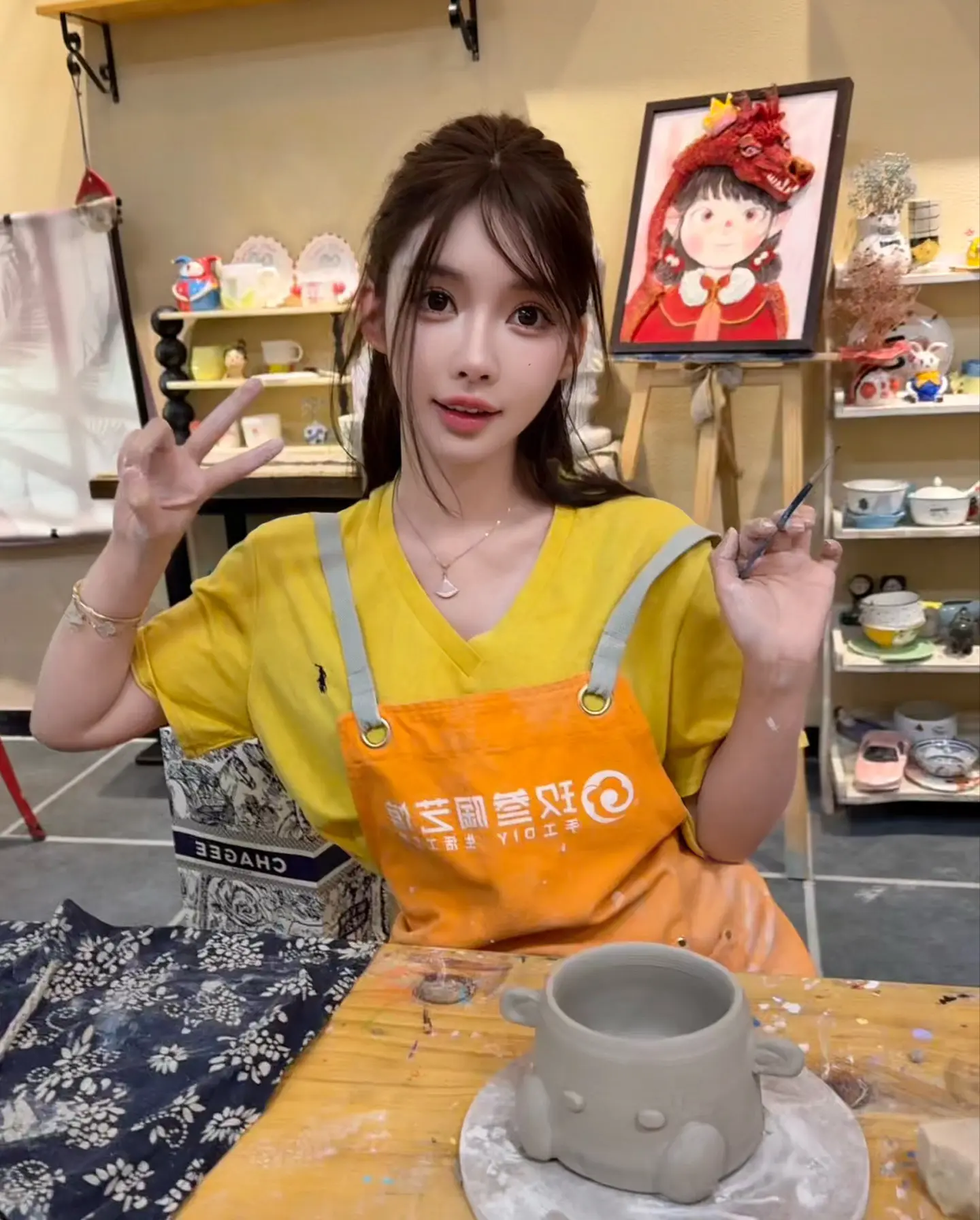 手工陶艺 今天当甜妹