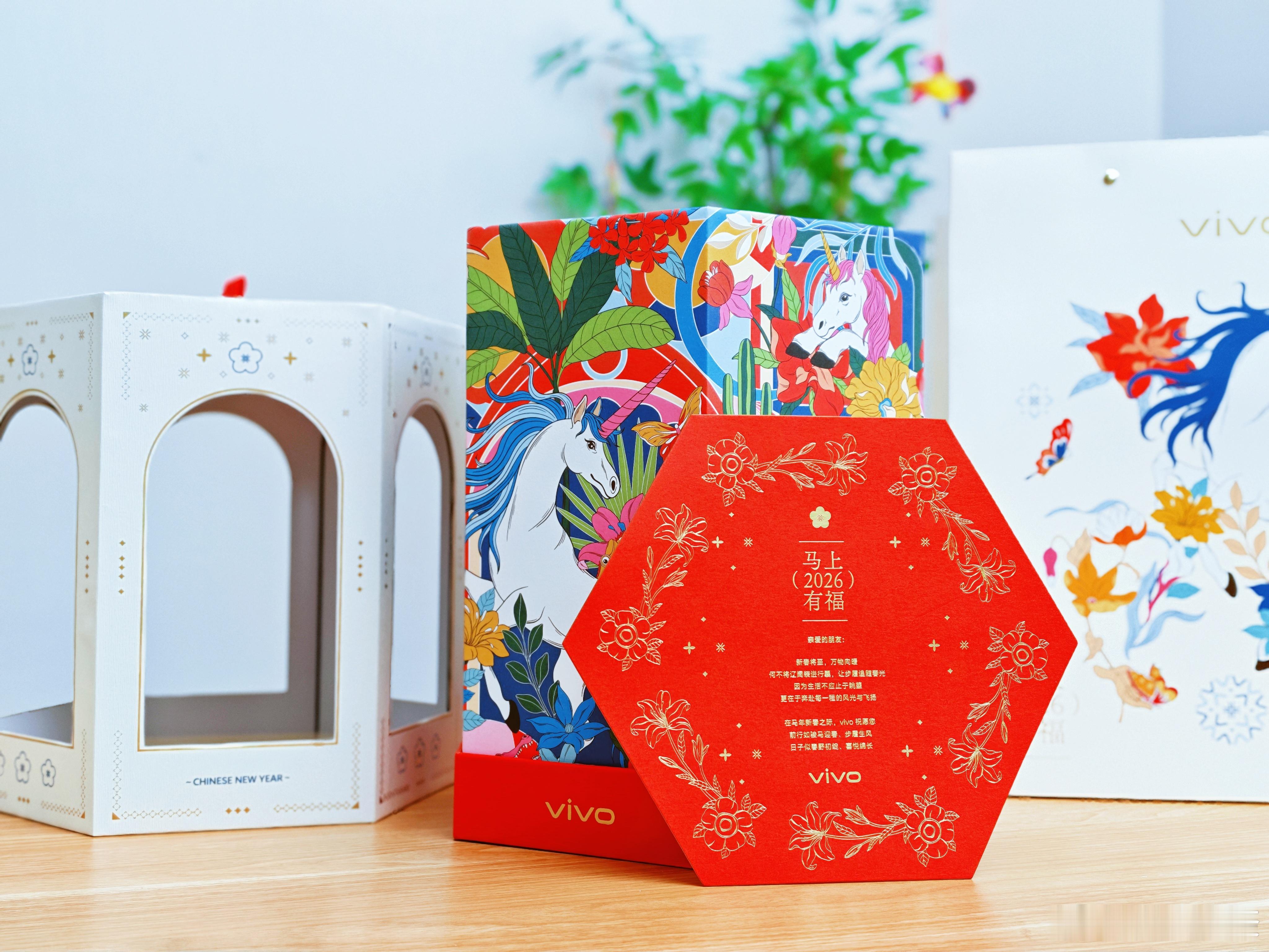 感谢vivo的新春礼盒！这一套东西都好实用，春节氛围感拉满了～ 