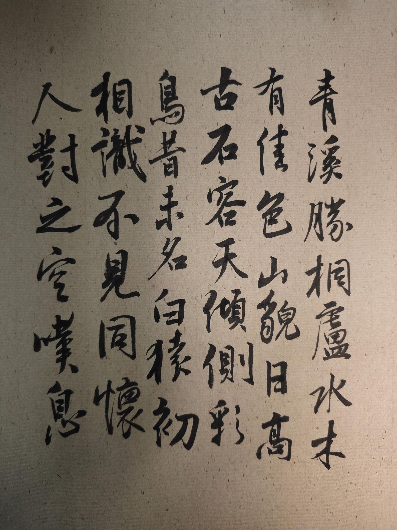 青溪胜桐庐，水木有佳色。
山貌日高古，石容天倾侧。
彩鸟昔未名，白猿初相识。
不