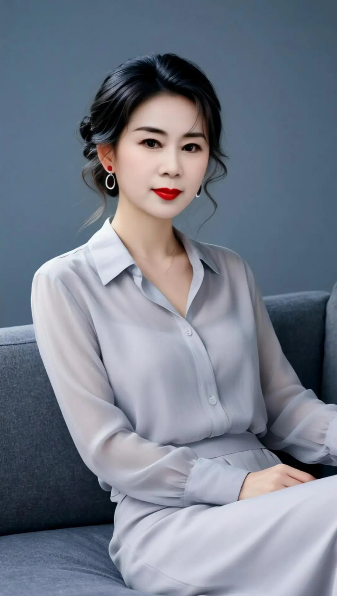 AI低饱和肖像 ai创作