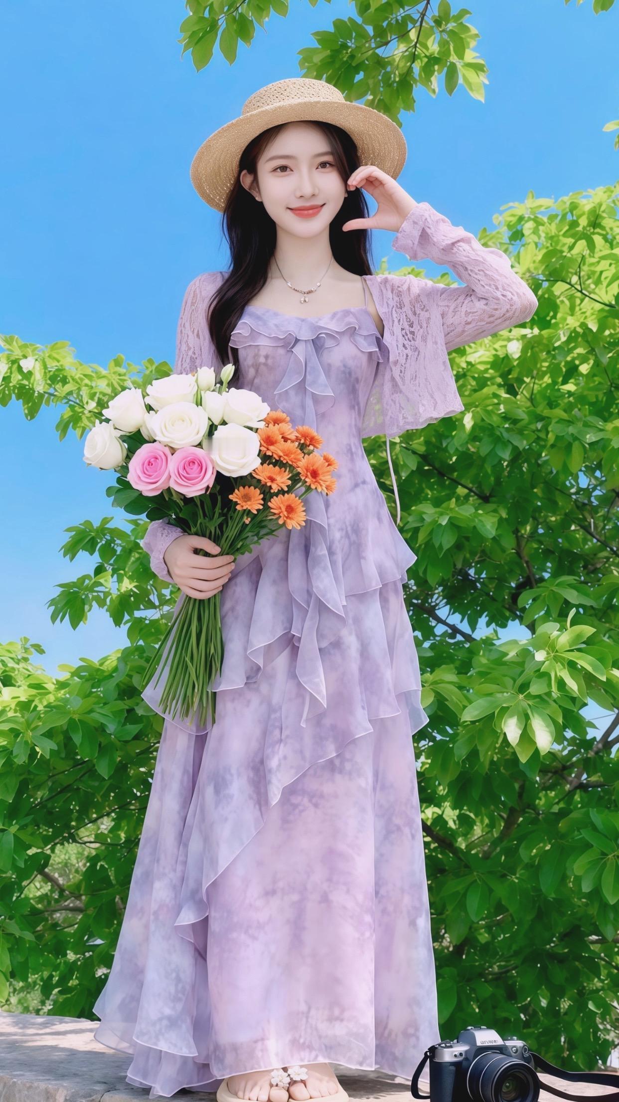 超出片的度假风穿搭 又到穿裙子的季节了 每日搭配分享👗时尚穿搭 穿美裙赴夏日之