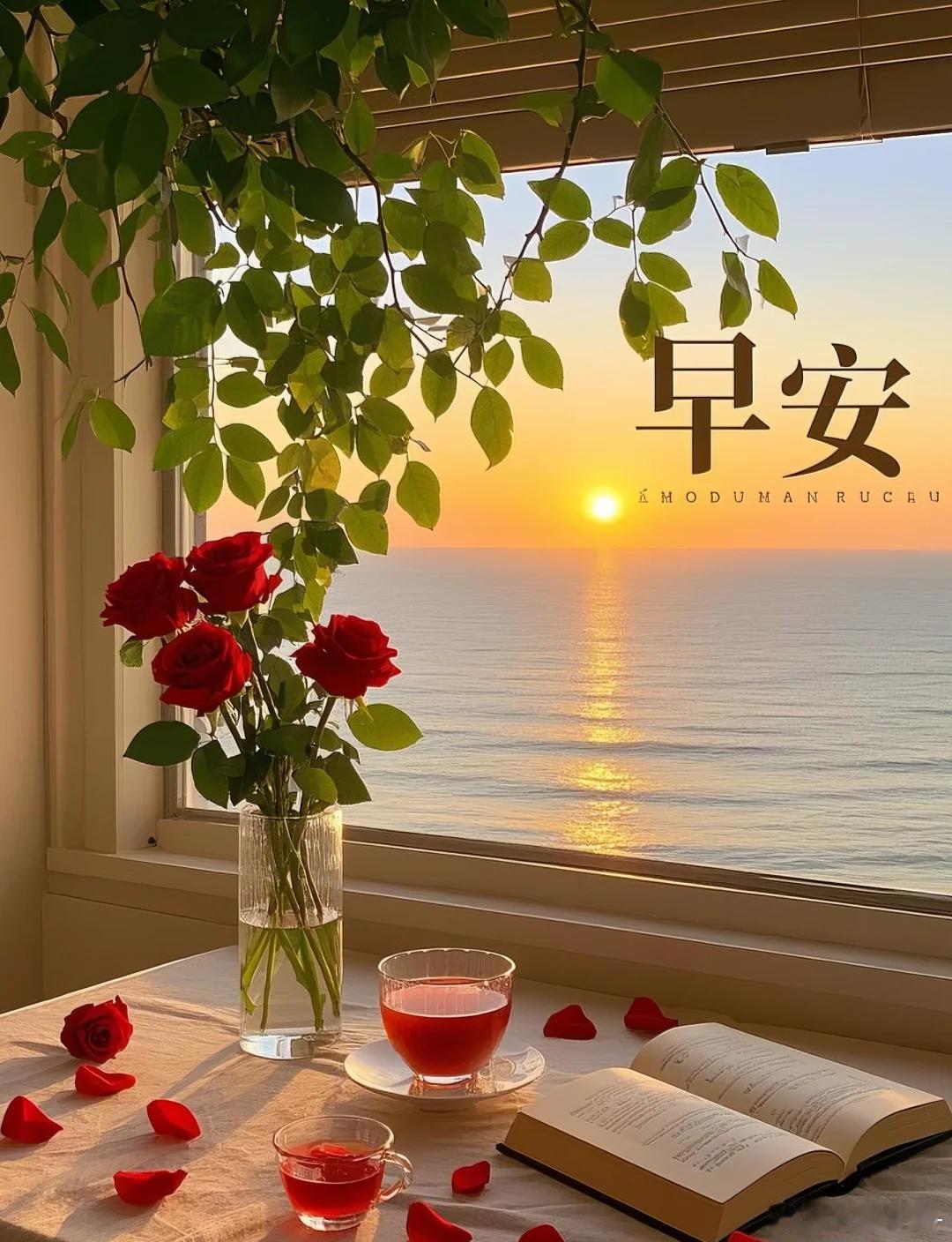 早安早安，今天也要全力以赴。 