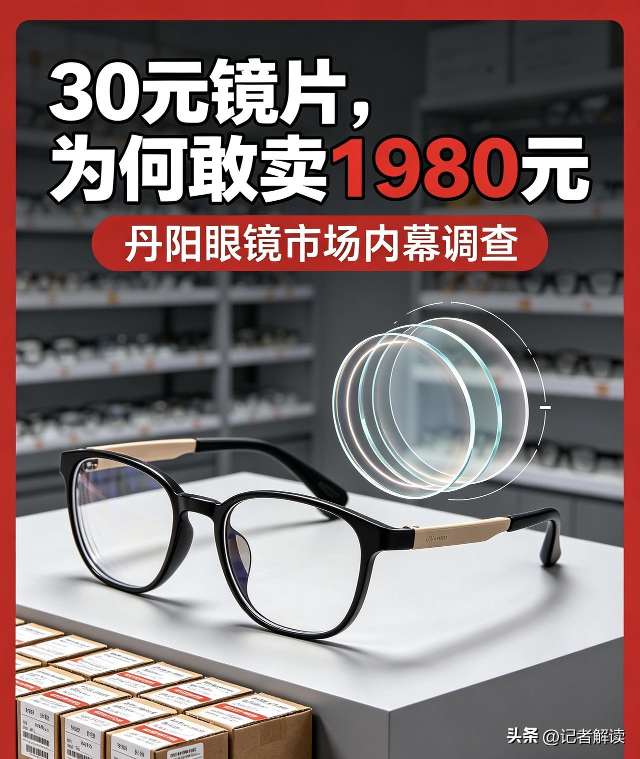 30元成本、敢卖1980！丹阳眼镜乱象曝光：家长为孩子护眼，被层层收割

很多家